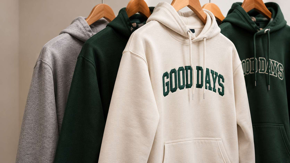 Embroidered Logo Hoodie