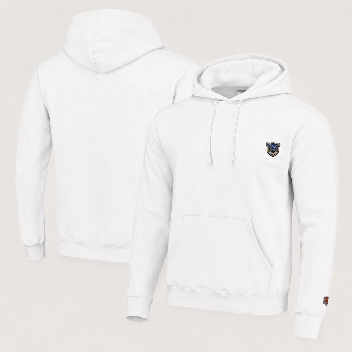 001 Air Force Falcons Pullover Hoodie - Embroidered Logo Fleece Sweatshirt