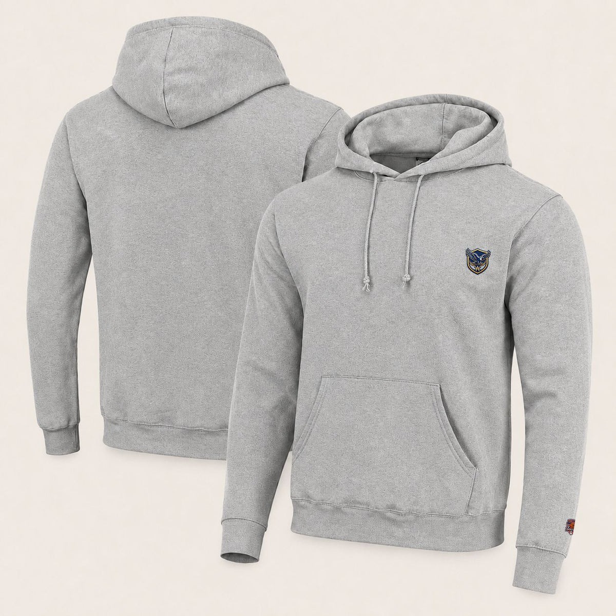 001 Air Force Falcons Pullover Hoodie - Embroidered Logo Fleece Sweatshirt