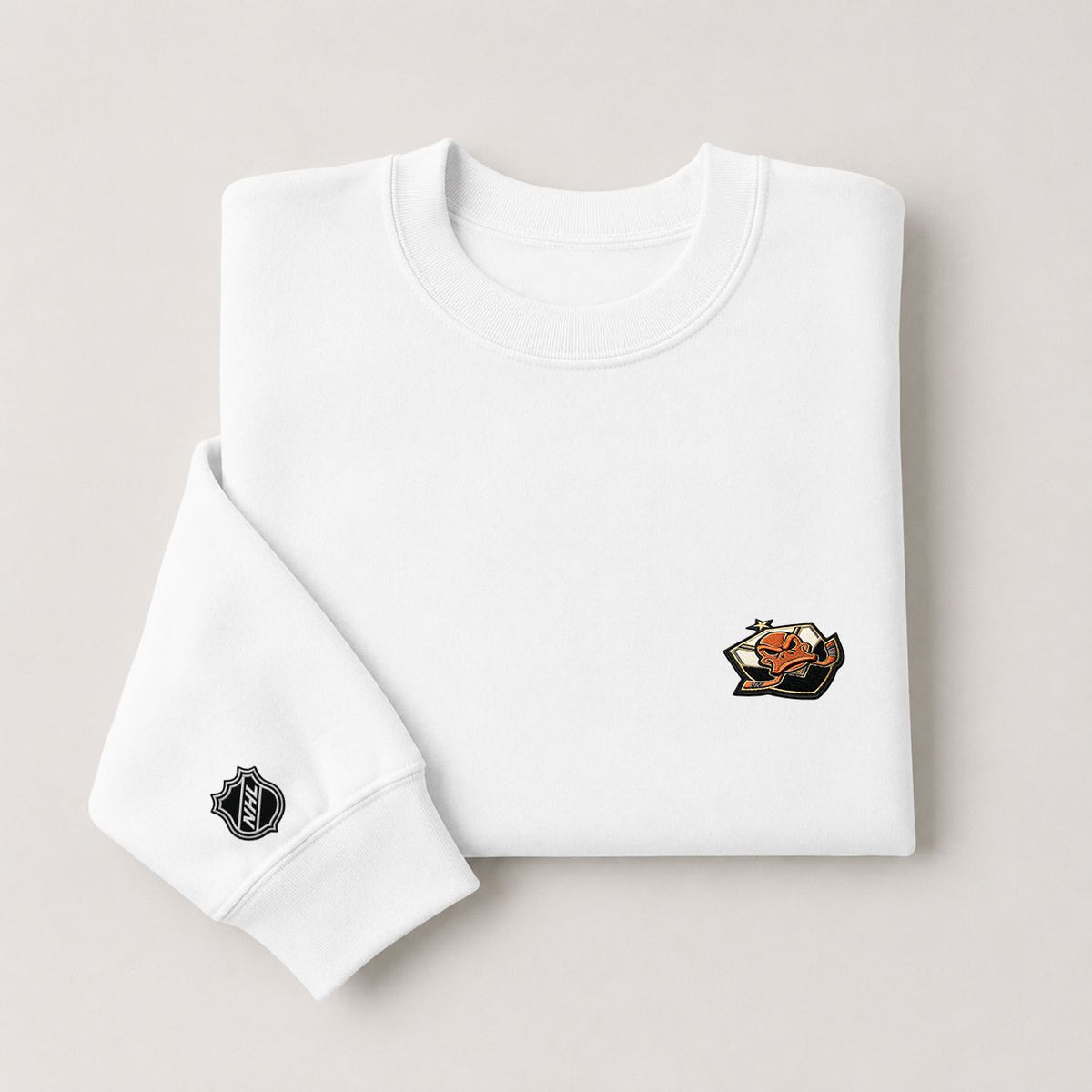 001 Anaheim Ducks Crewneck Sweatshirt - Unisex Adult Pullover