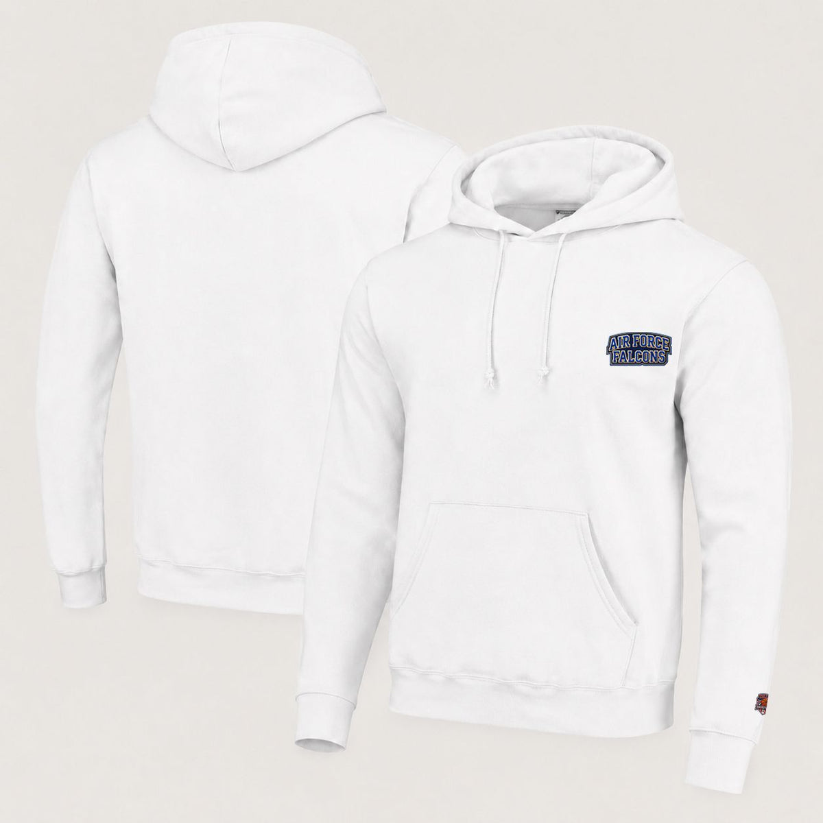 002 Air Force Falcons Pullover Hoodie - Embroidered Logo Fleece Sweatshirt