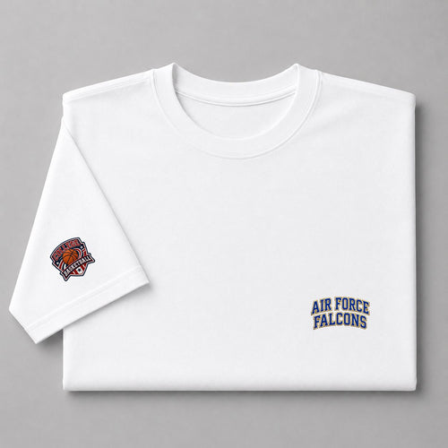 002 Air Force Falcons Embroidered Logo Puff Embroidered Logo T-Shirt - Unisex Short Sleeve Tee