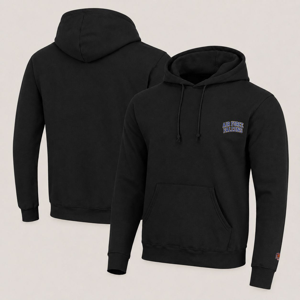 002 Air Force Falcons Pullover Hoodie - Embroidered Logo Fleece Sweatshirt