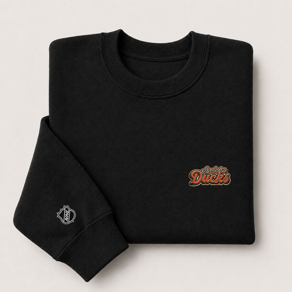 002 Anaheim Ducks Crewneck Sweatshirt - Unisex Adult Pullover