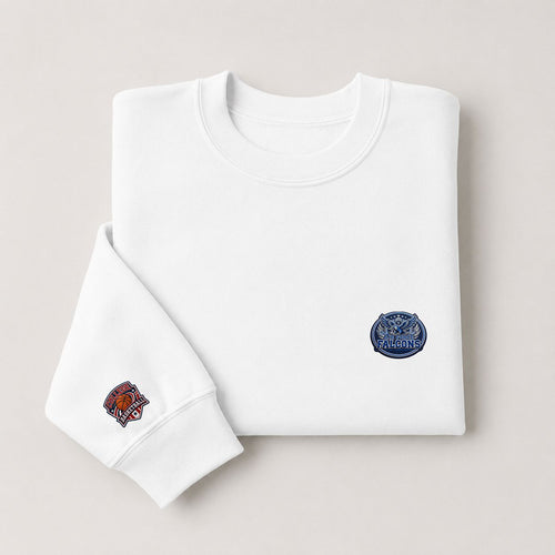 003 Air Force Falcons Embroidered Logo Crewneck Sweatshirt - Unisex Adult Pullover