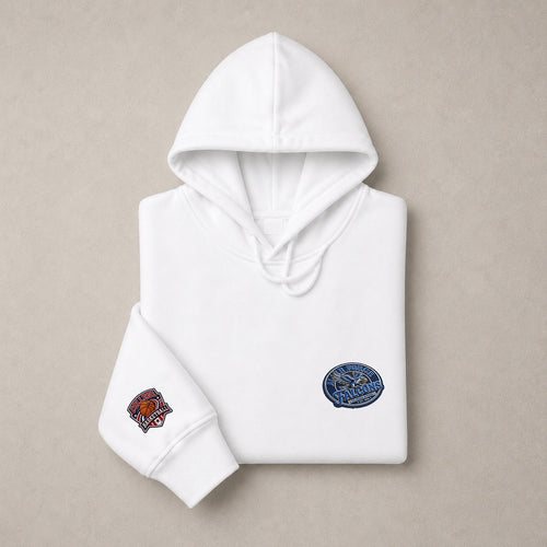 003 Air Force Falcons Pullover Hoodie - Embroidered Logo Fleece Sweatshirt