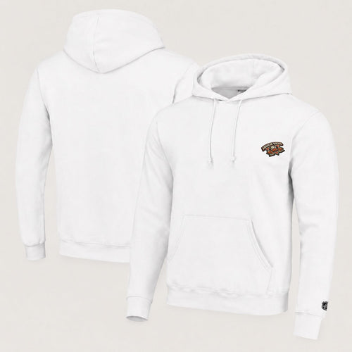 003 Anaheim Ducks Pullover Hoodie - Embroidered Logo Fleece Sweatshirt
