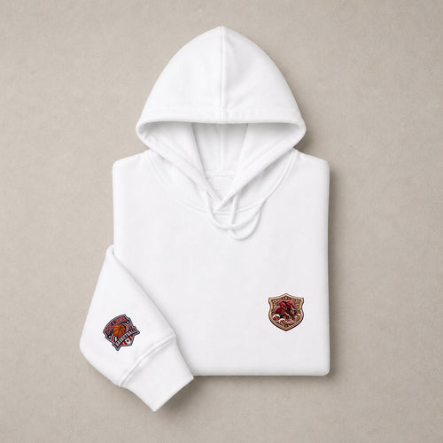 004 Alabama Crimson Tide Pullover Hoodie - Embroidered Logo Fleece Sweatshirt