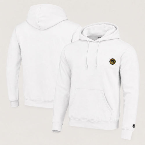 004 Boston Bruins Pullover Hoodie - Embroidered Logo Fleece Sweatshirt