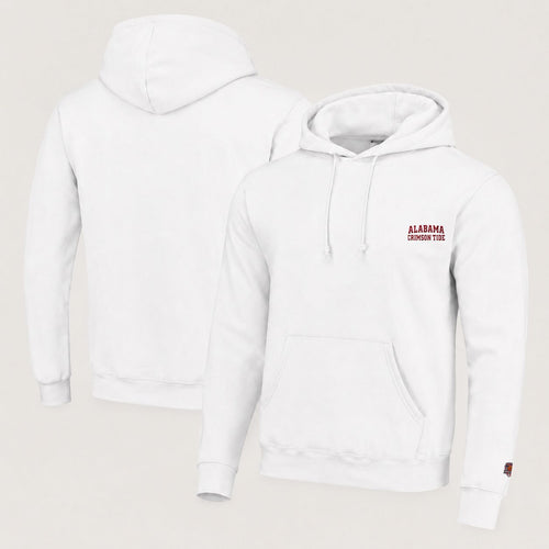 005 Alabama Crimson Tide Pullover Hoodie - Embroidered Logo Fleece Sweatshirt
