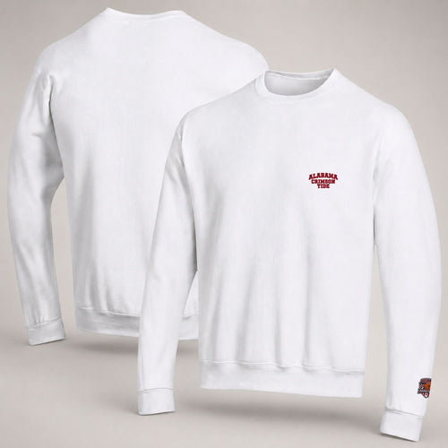 005 Alabama Crimson Tide Embroidered Logo Crewneck Sweatshirt - Unisex Adult Pullover