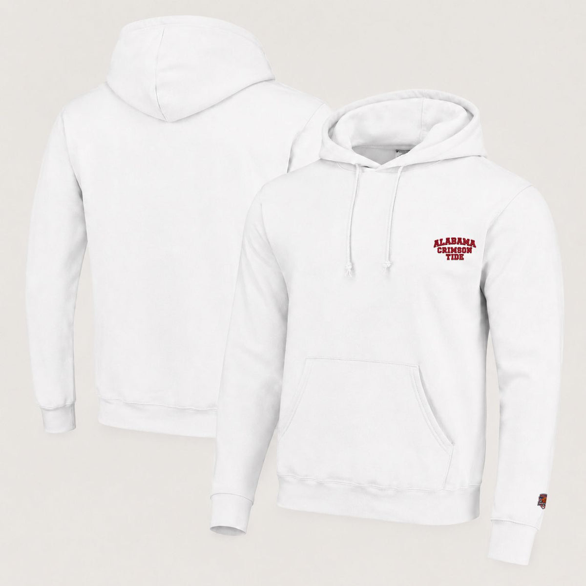 005 Alabama Crimson Tide Pullover Hoodie - Embroidered Logo Fleece Sweatshirt