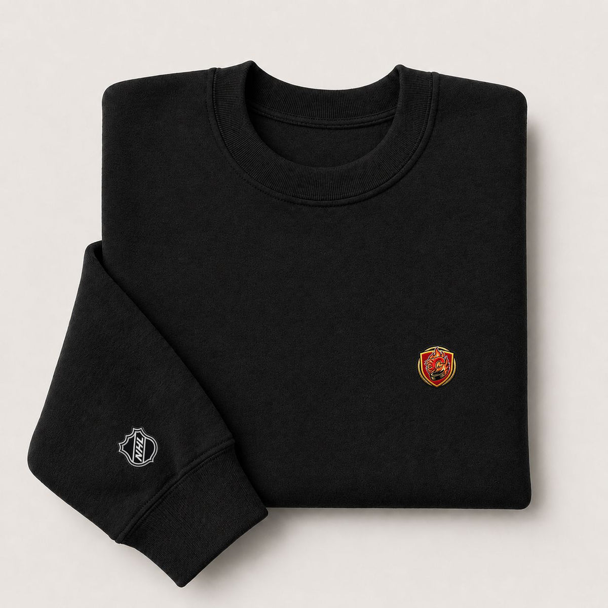 010 Calgary Flames Crewneck Sweatshirt - Unisex Adult Pullover