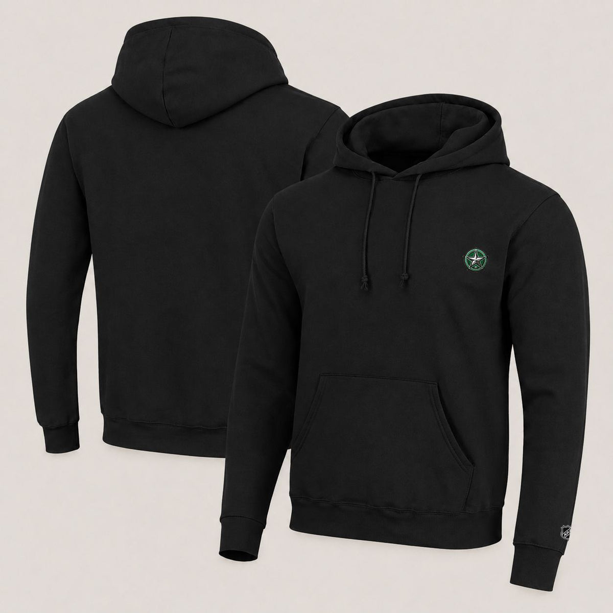 025 Dallas Stars Pullover Hoodie - Embroidered Logo Fleece Sweatshirt