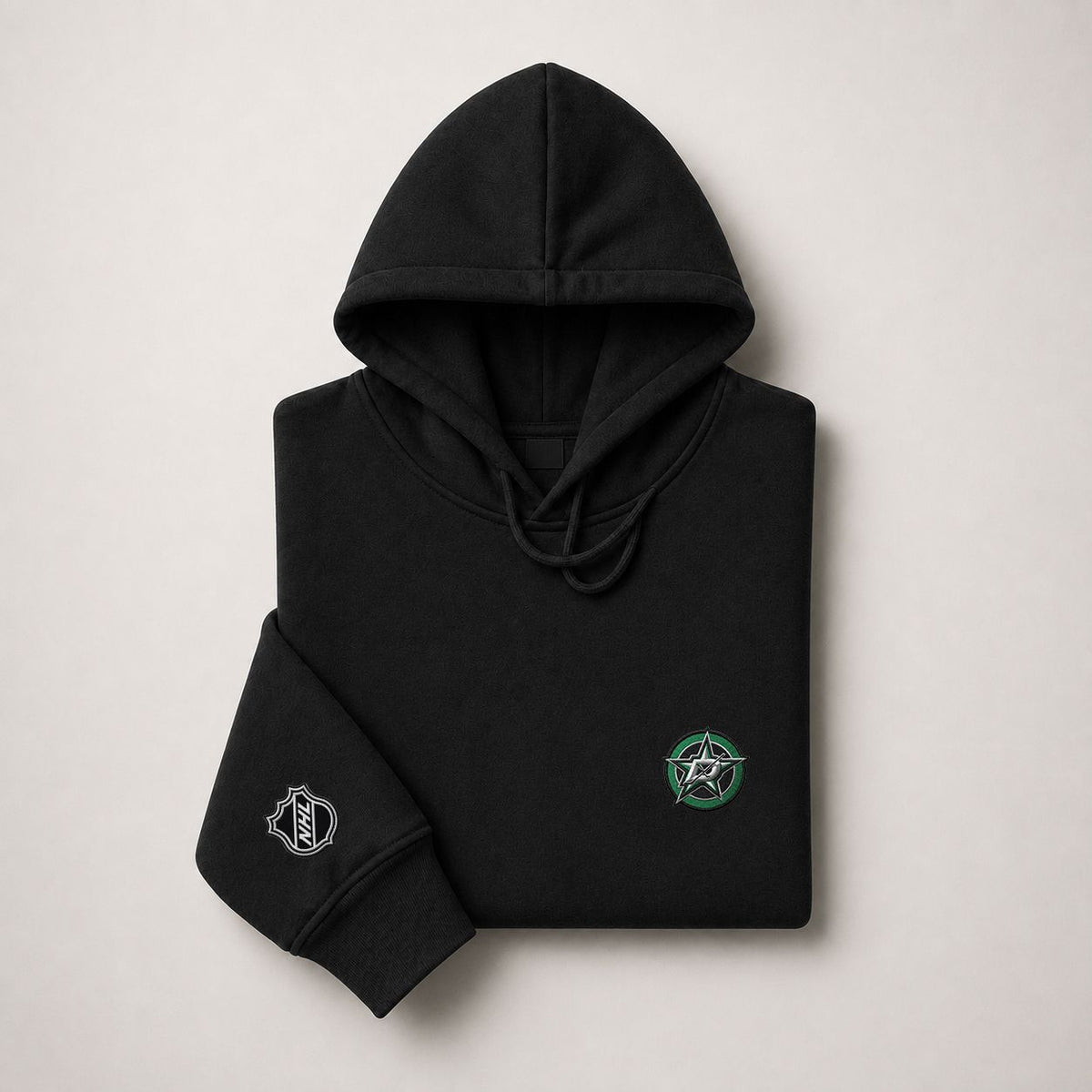 025 Dallas Stars Pullover Hoodie - Embroidered Logo Fleece Sweatshirt