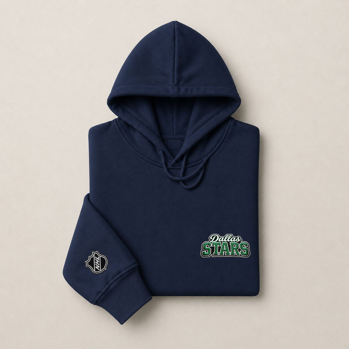 026 Dallas Stars Pullover Hoodie - Embroidered Logo Fleece Sweatshirt