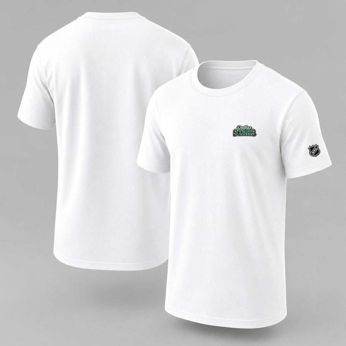 026 Dallas Stars Puff Embroidered Logo T-Shirt - Unisex Short Sleeve Tee