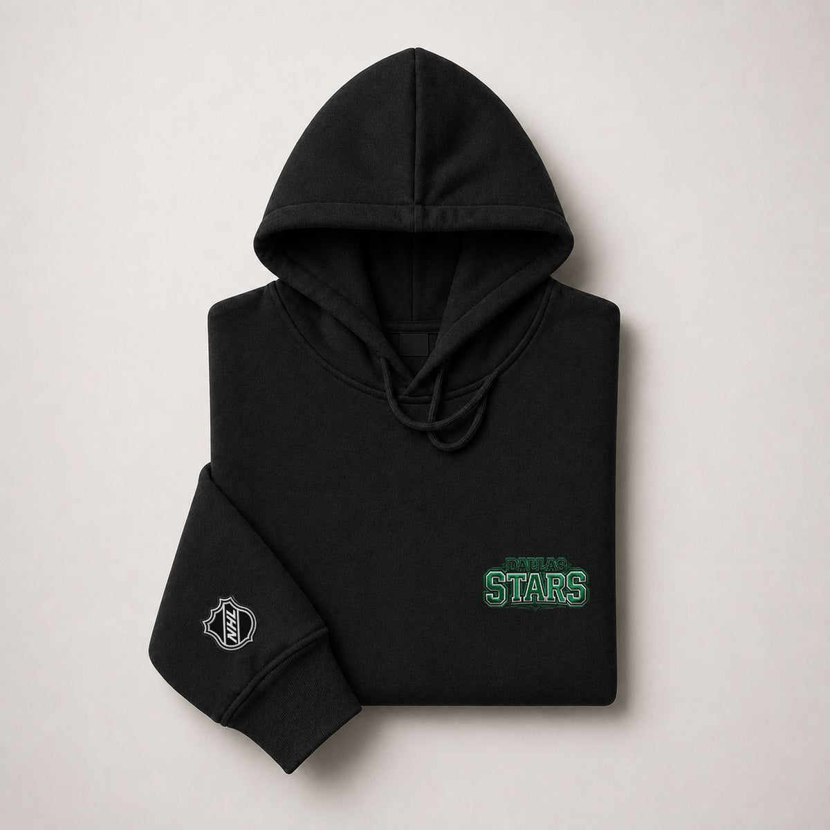 026 Dallas Stars Pullover Hoodie - Embroidered Logo Fleece Sweatshirt