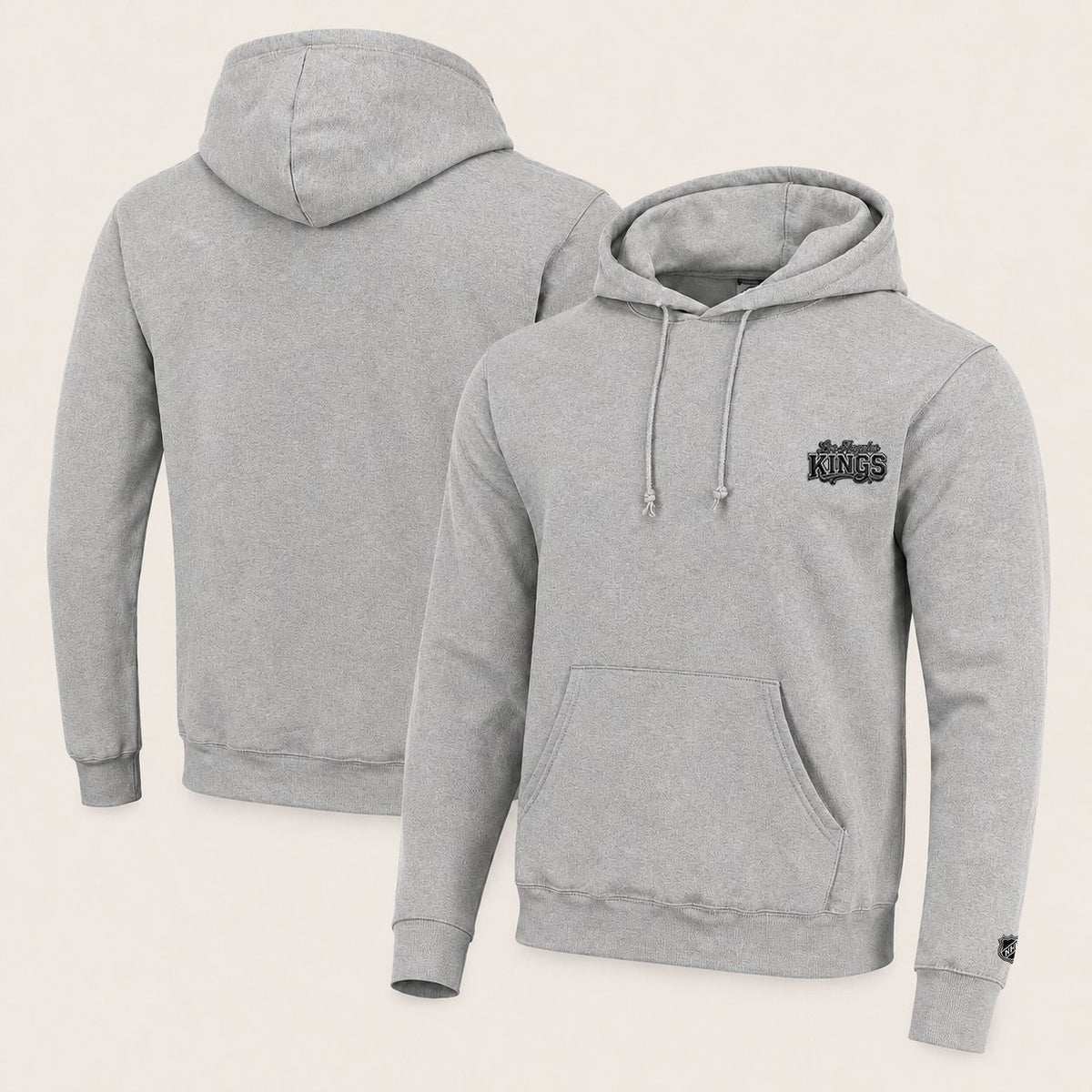 038 Los Angeles Kings Pullover Hoodie - Embroidered Logo Fleece Sweatshirt