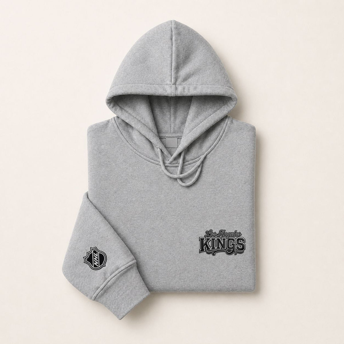 038 Los Angeles Kings Pullover Hoodie - Embroidered Logo Fleece Sweatshirt