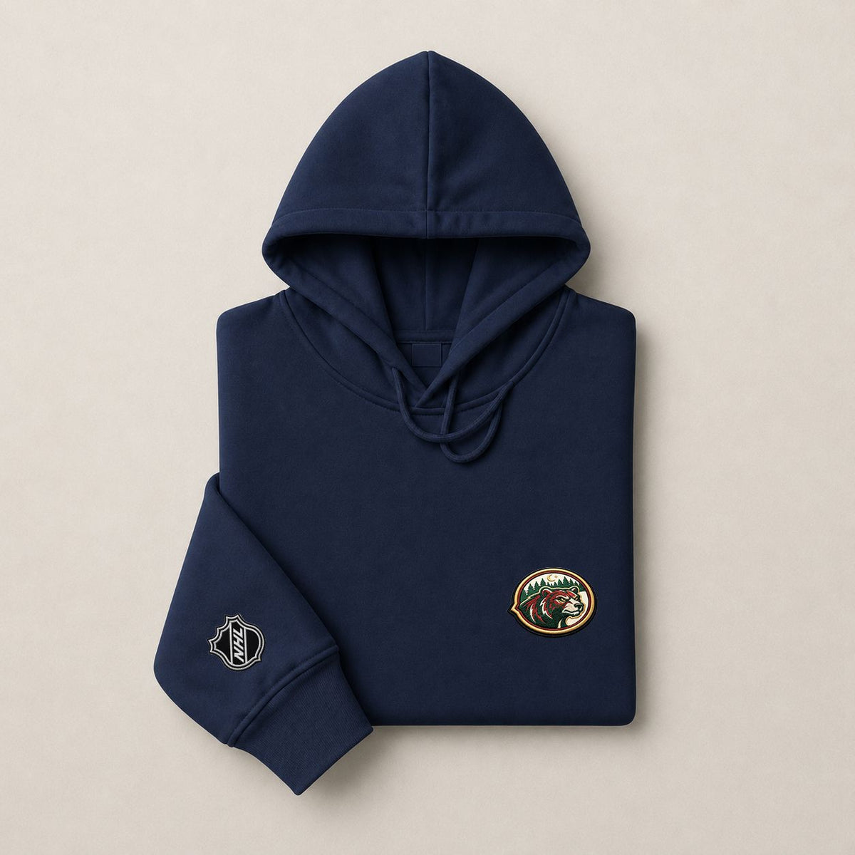 040 Minnesota Wild Pullover Hoodie - Embroidered Logo Fleece Sweatshirt