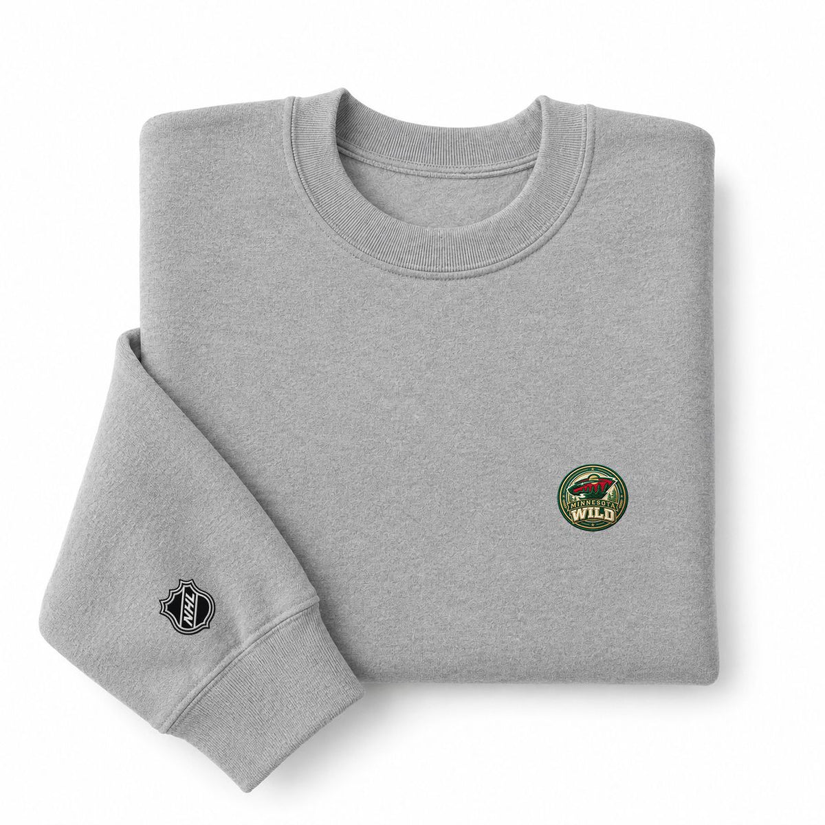 042 Minnesota Wild Crewneck Sweatshirt - Unisex Adult Pullover