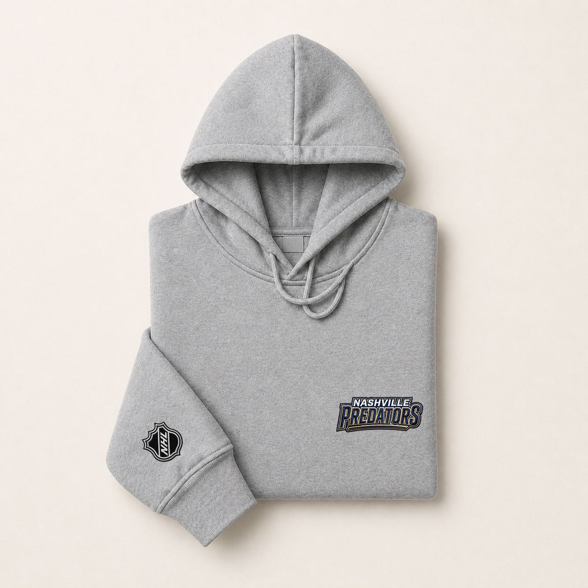 047 Nashville Predators Pullover Hoodie - Embroidered Logo Fleece Sweatshirt