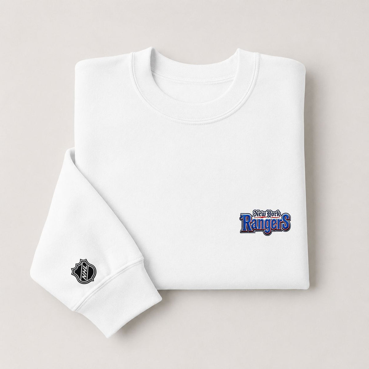 056 New York Rangers Crewneck Sweatshirt - Unisex Adult Pullover