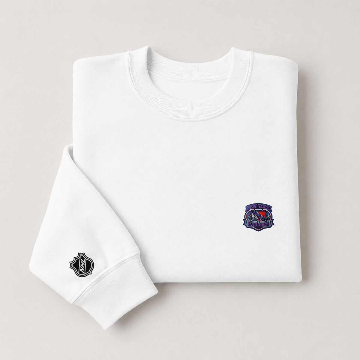 057 New York Rangers Crewneck Sweatshirt - Unisex Adult Pullover