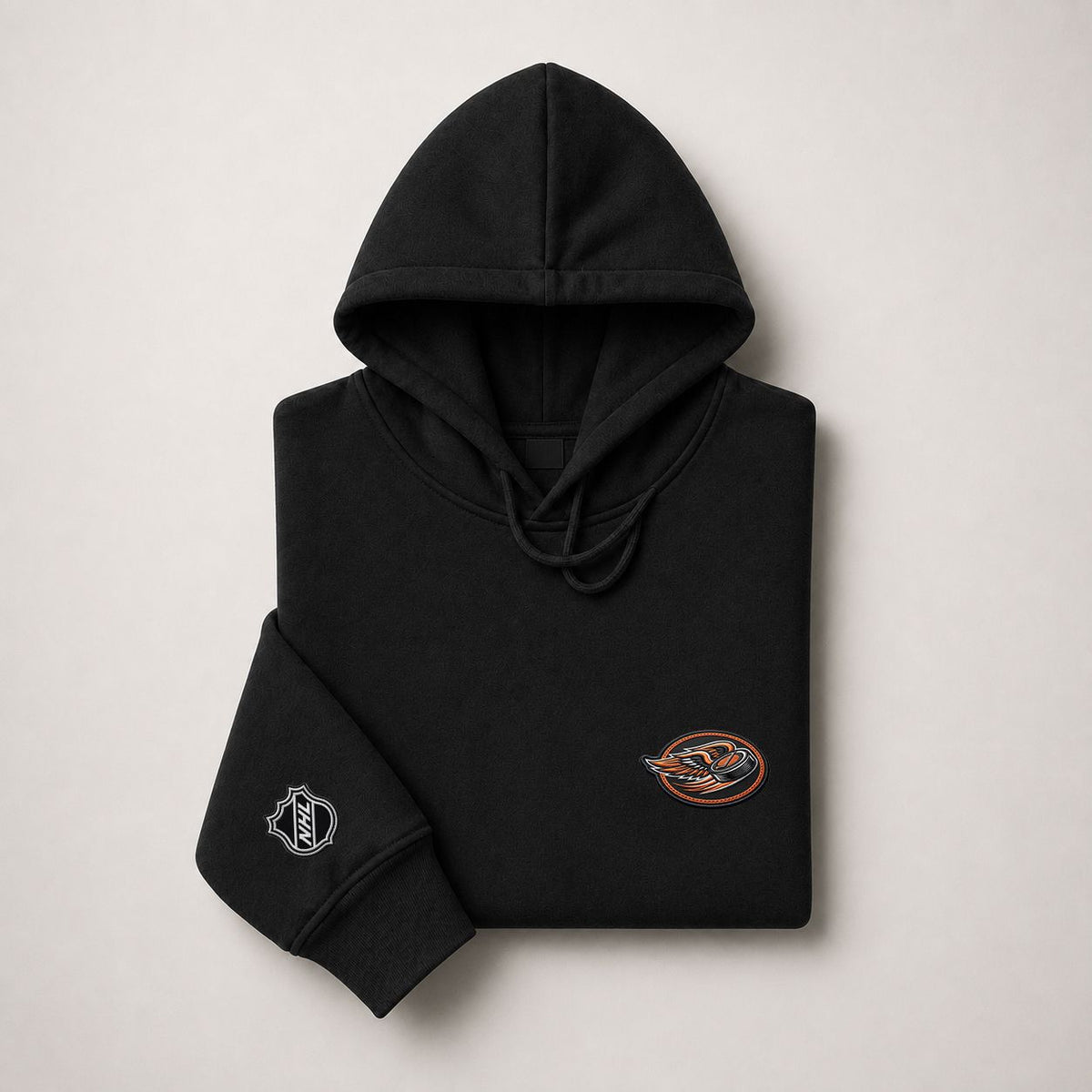 061 Philadelphia Flyers Pullover Hoodie - Embroidered Logo Fleece Sweatshirt