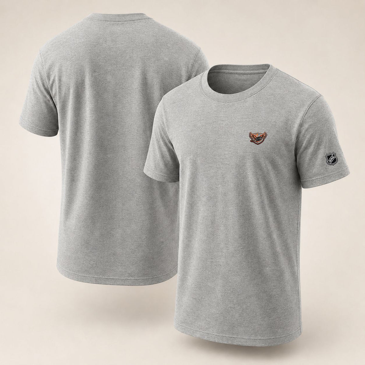 061 Philadelphia Flyers Puff Embroidered Logo T-Shirt - Unisex Short Sleeve Tee