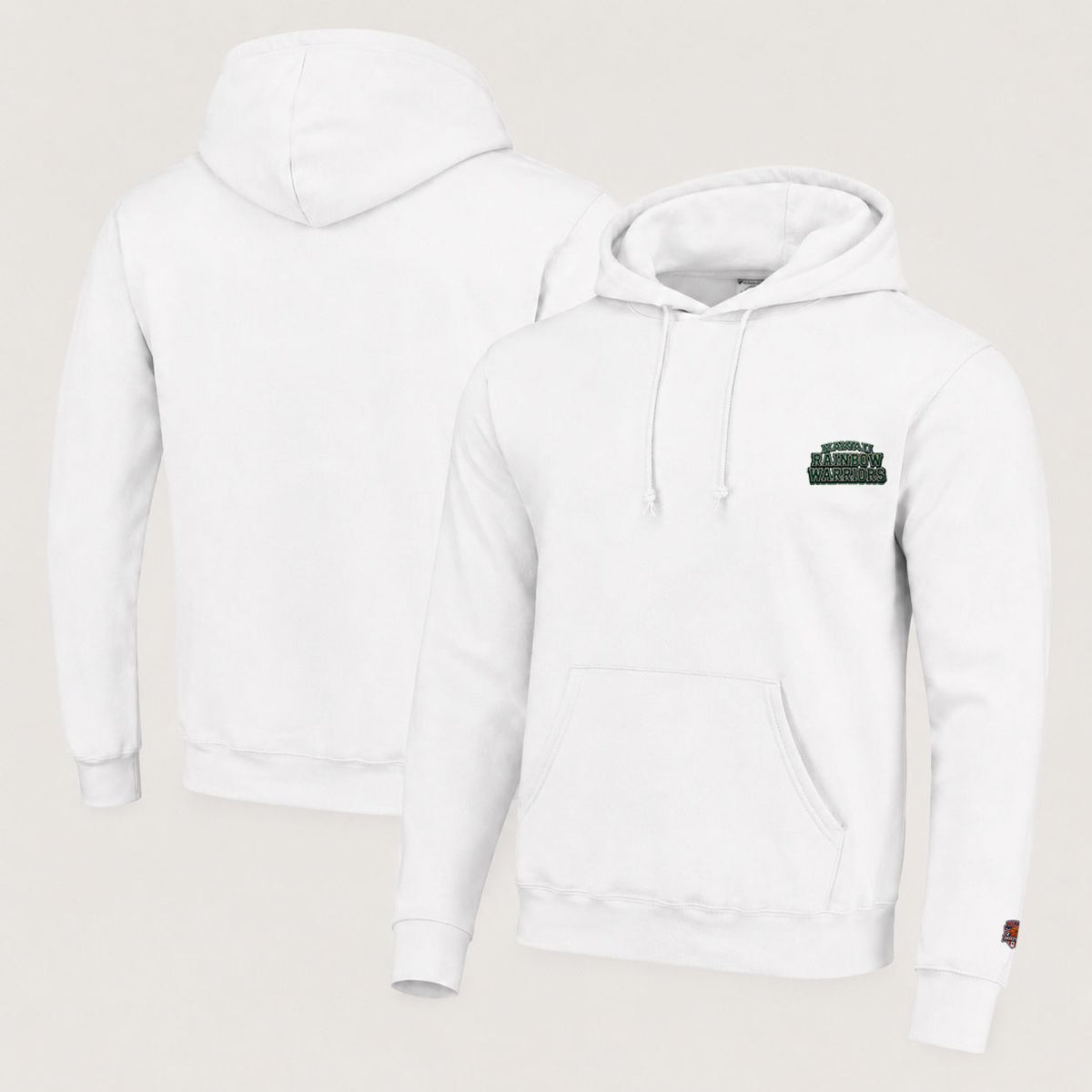062 Hawaii Rainbow Warriors Pullover Hoodie - Embroidered Logo Fleece Sweatshirt