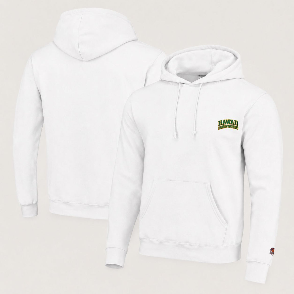062 Hawaii Rainbow Warriors Pullover Hoodie - Embroidered Logo Fleece Sweatshirt