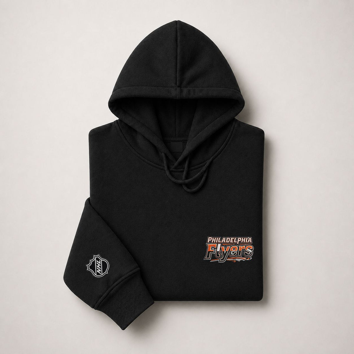 062 Philadelphia Flyers Pullover Hoodie - Embroidered Logo Fleece Sweatshirt