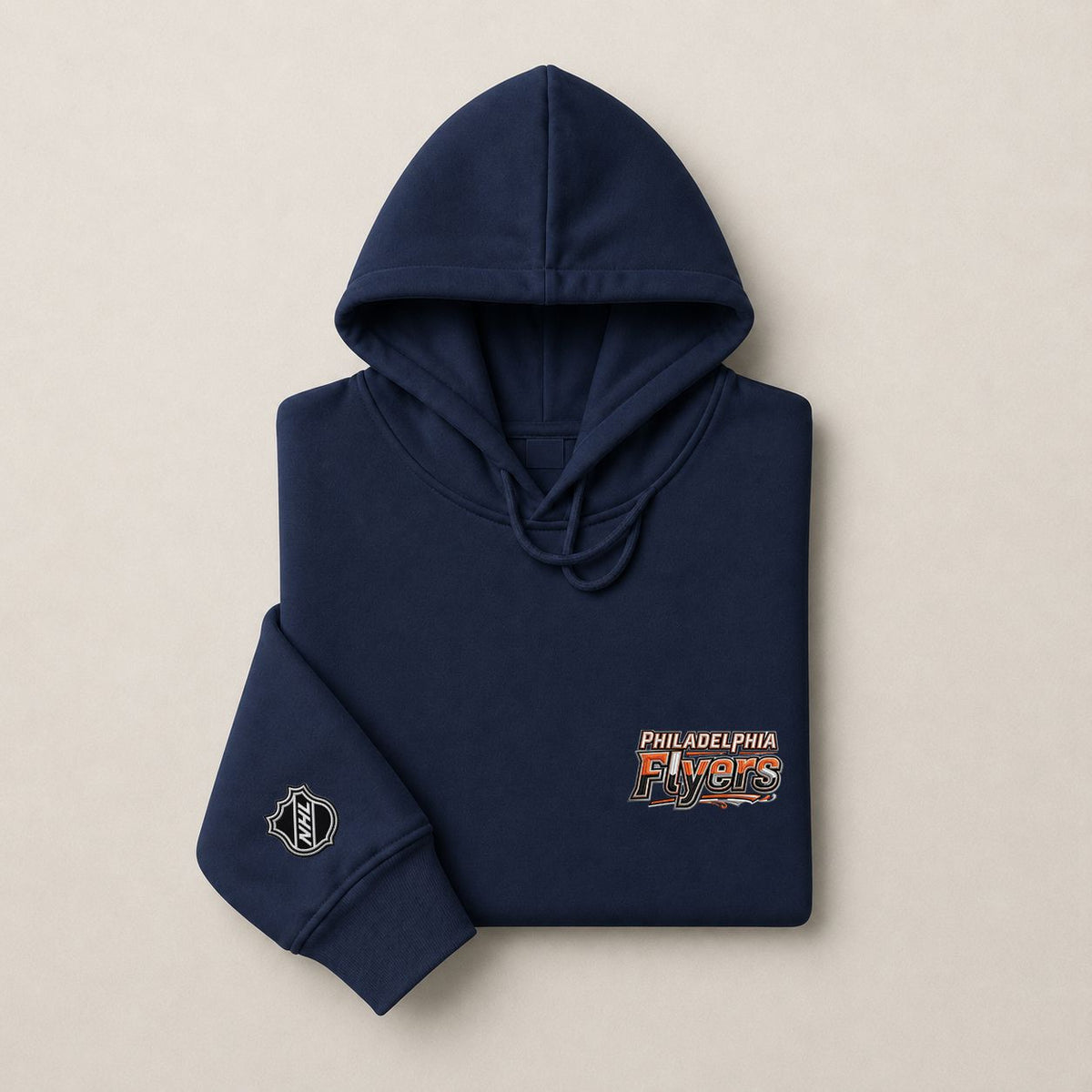 062 Philadelphia Flyers Pullover Hoodie - Embroidered Logo Fleece Sweatshirt