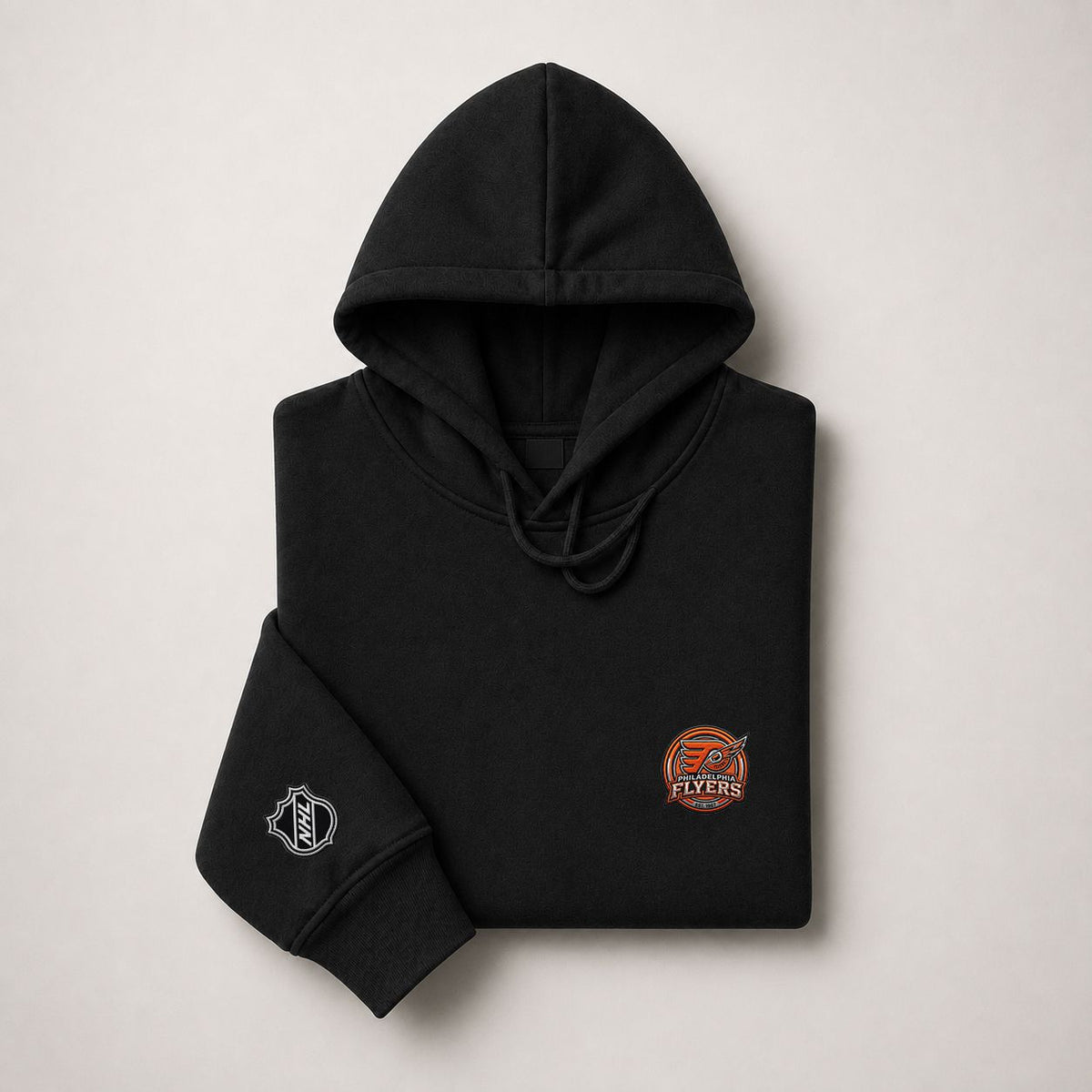 063 Philadelphia Flyers Pullover Hoodie - Embroidered Logo Fleece Sweatshirt