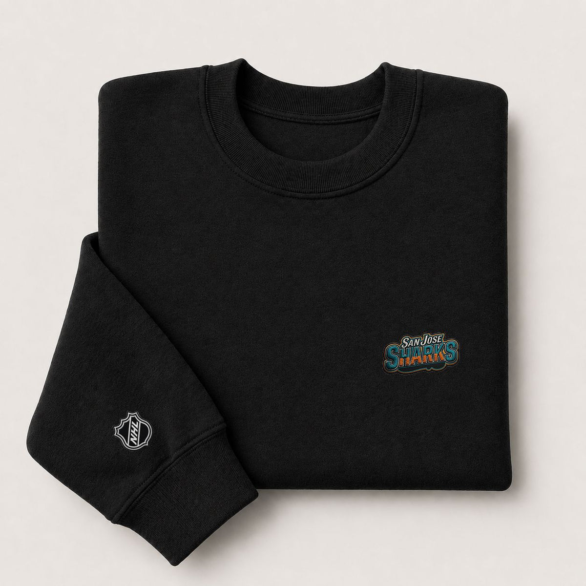 068 San Jose Sharks Crewneck Sweatshirt - Unisex Adult Pullover