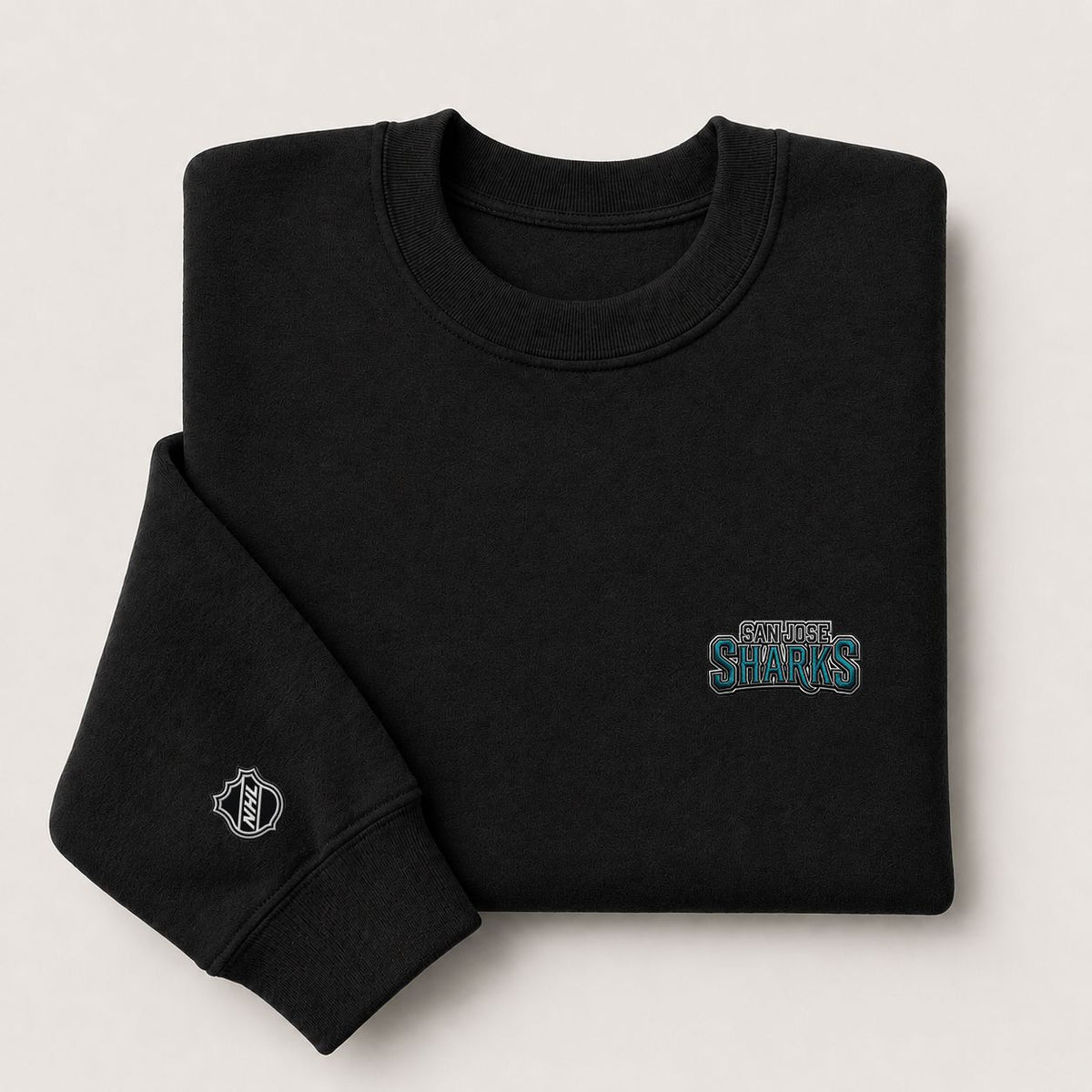 068 San Jose Sharks Crewneck Sweatshirt - Unisex Adult Pullover