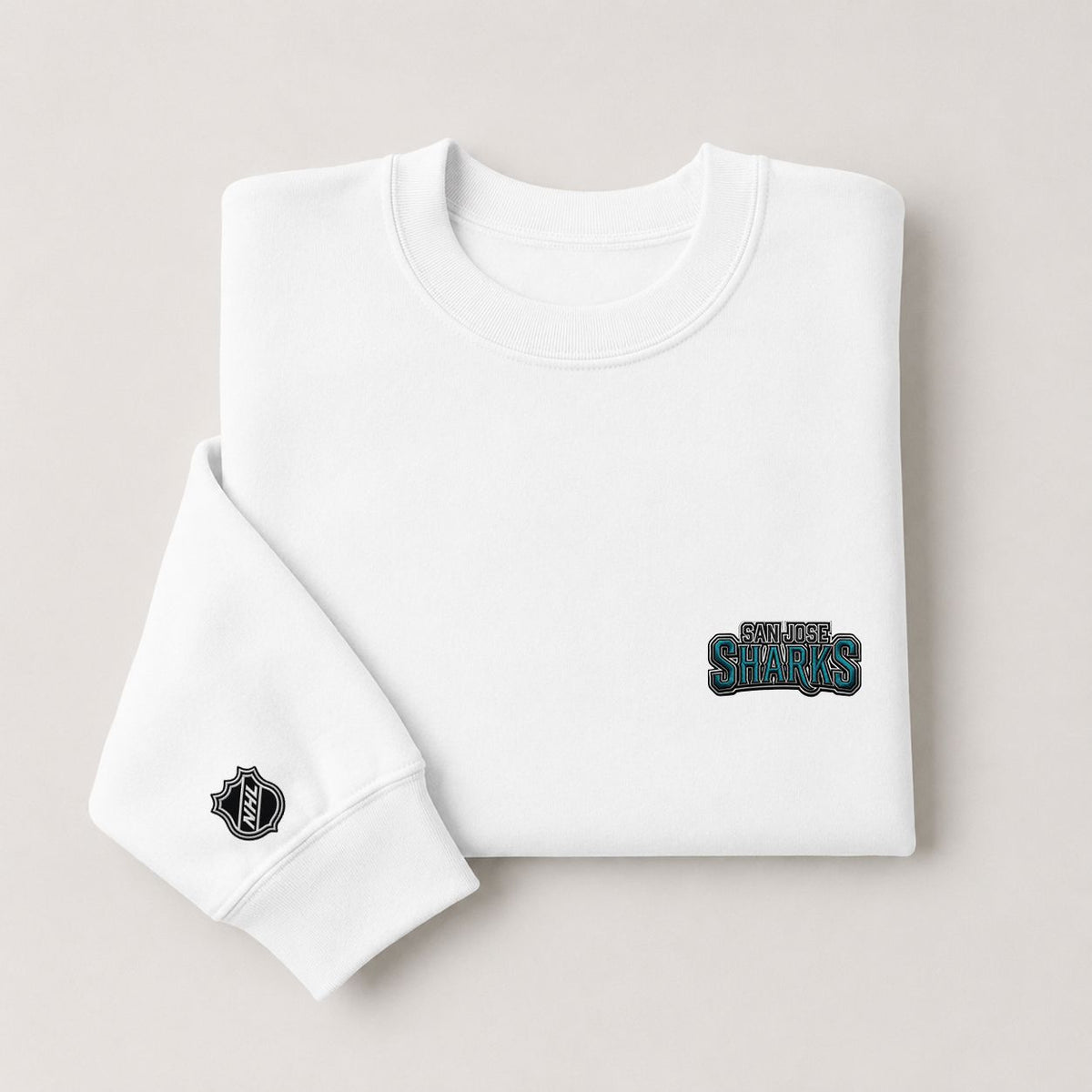 068 San Jose Sharks Crewneck Sweatshirt - Unisex Adult Pullover