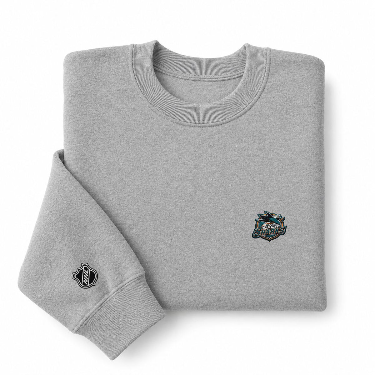 069 San Jose Sharks Crewneck Sweatshirt - Unisex Adult Pullover