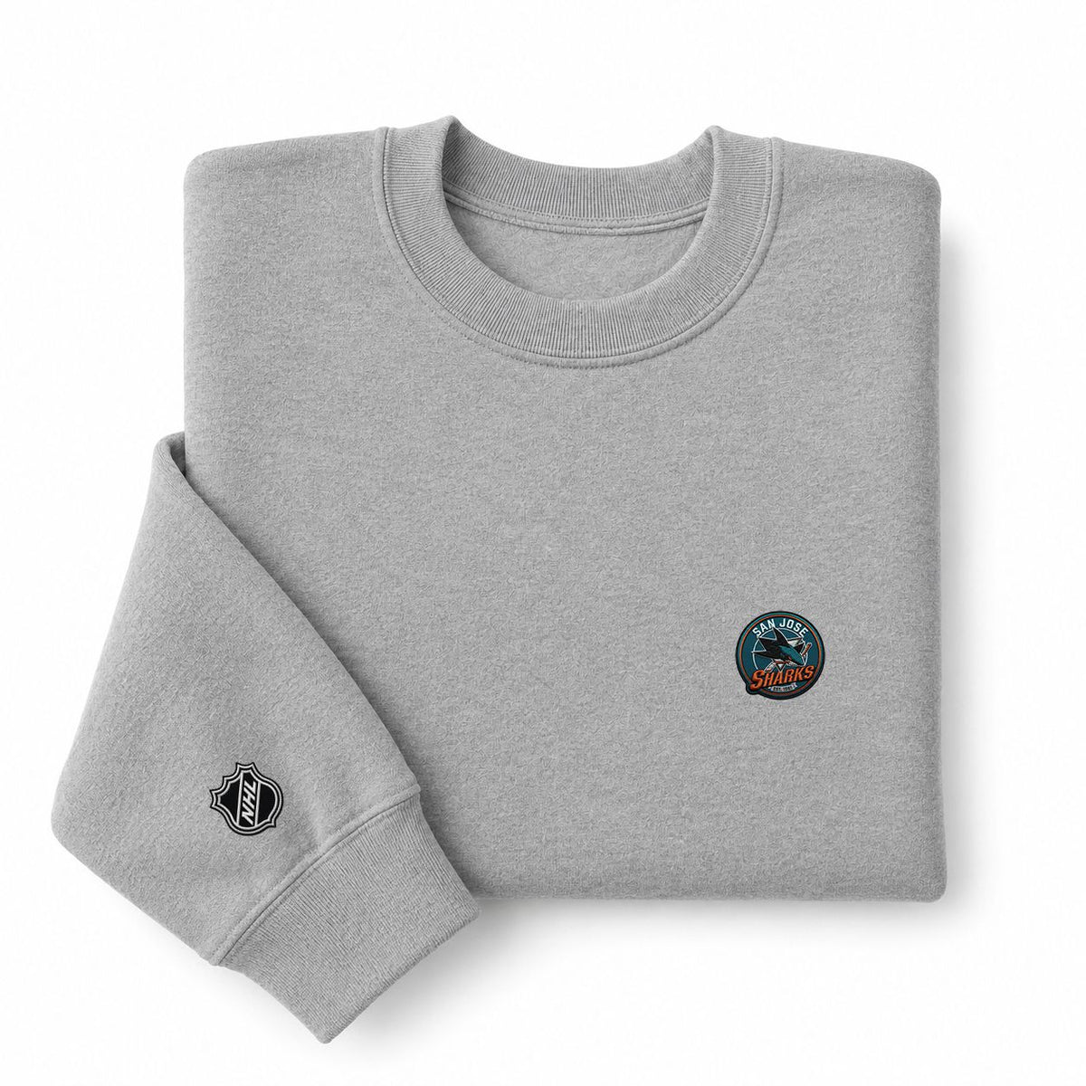 069 San Jose Sharks Crewneck Sweatshirt - Unisex Adult Pullover