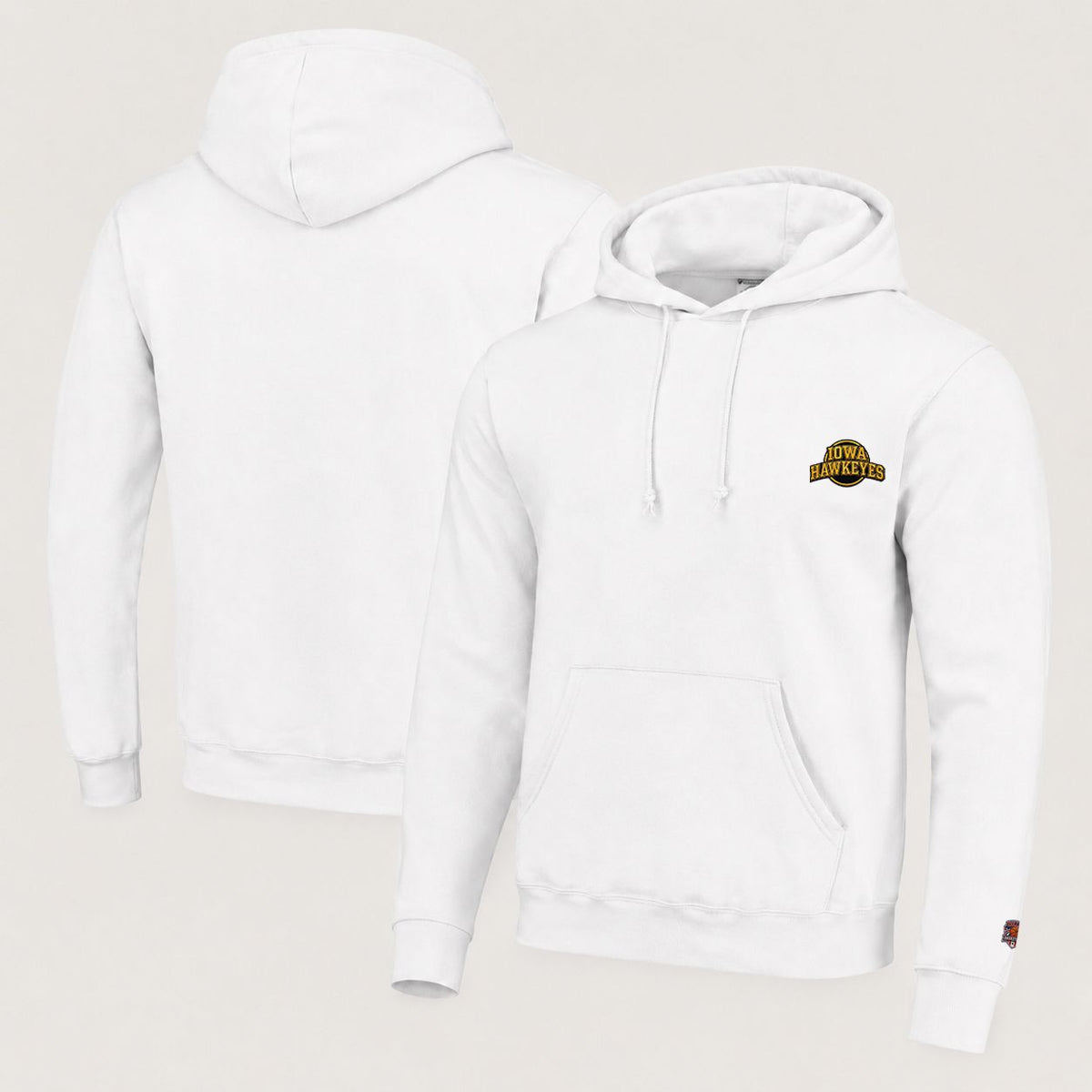 071 Iowa Hawkeyes Pullover Hoodie - Embroidered Logo Fleece Sweatshirt