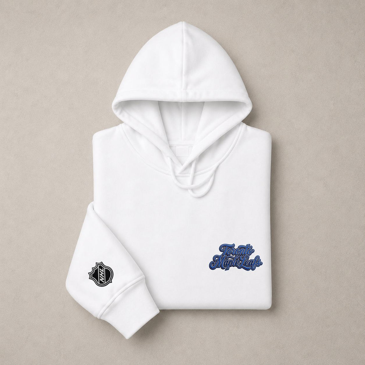 080 Toronto Maple Leafs Pullover Hoodie - Embroidered Logo Fleece Sweatshirt