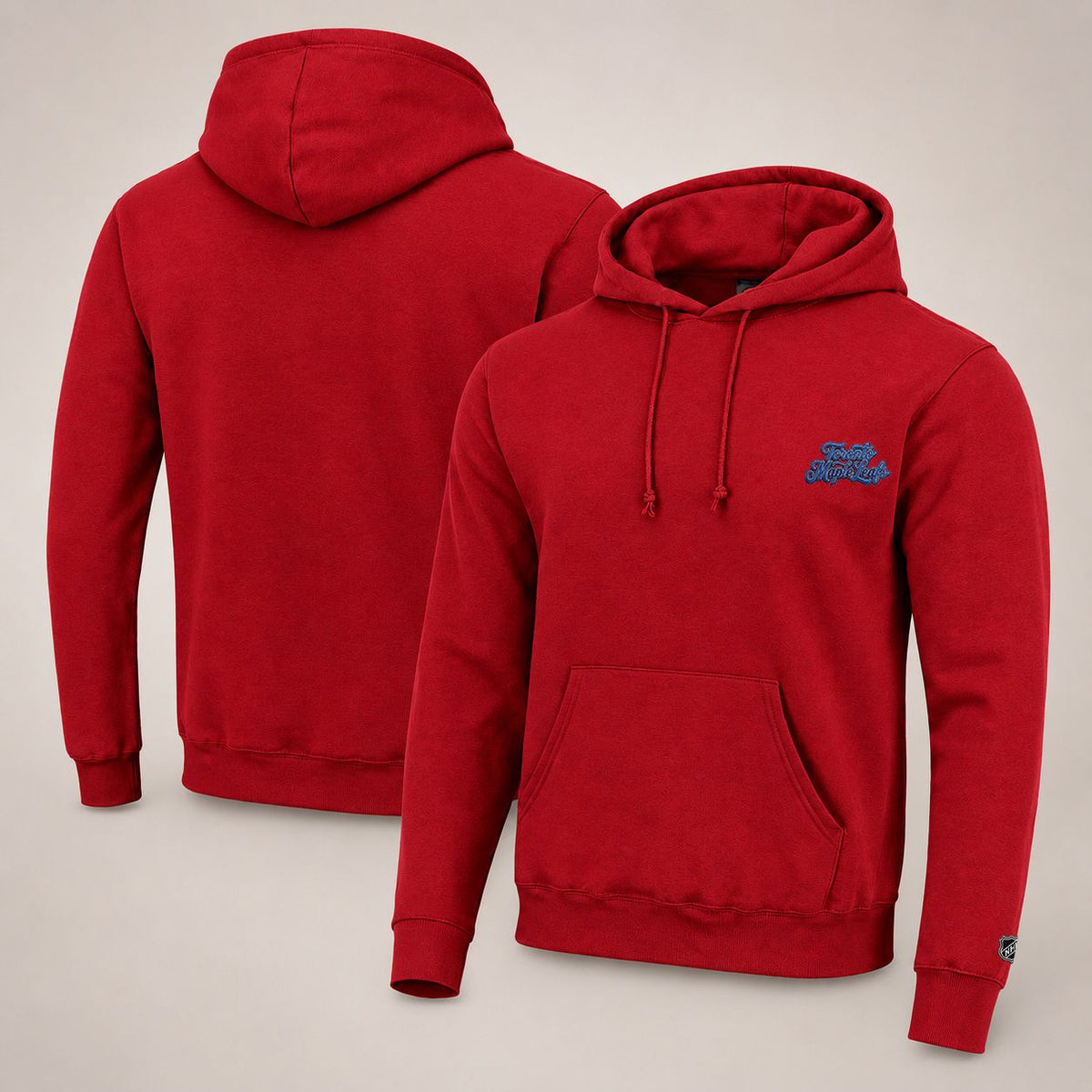 080 Toronto Maple Leafs Pullover Hoodie - Embroidered Logo Fleece Sweatshirt