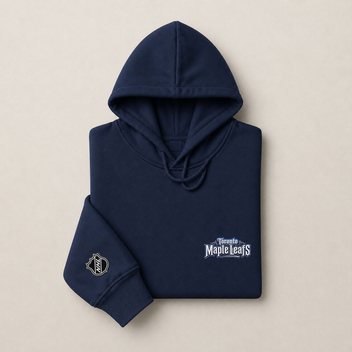 080 Toronto Maple Leafs Pullover Hoodie - Embroidered Logo Fleece Sweatshirt
