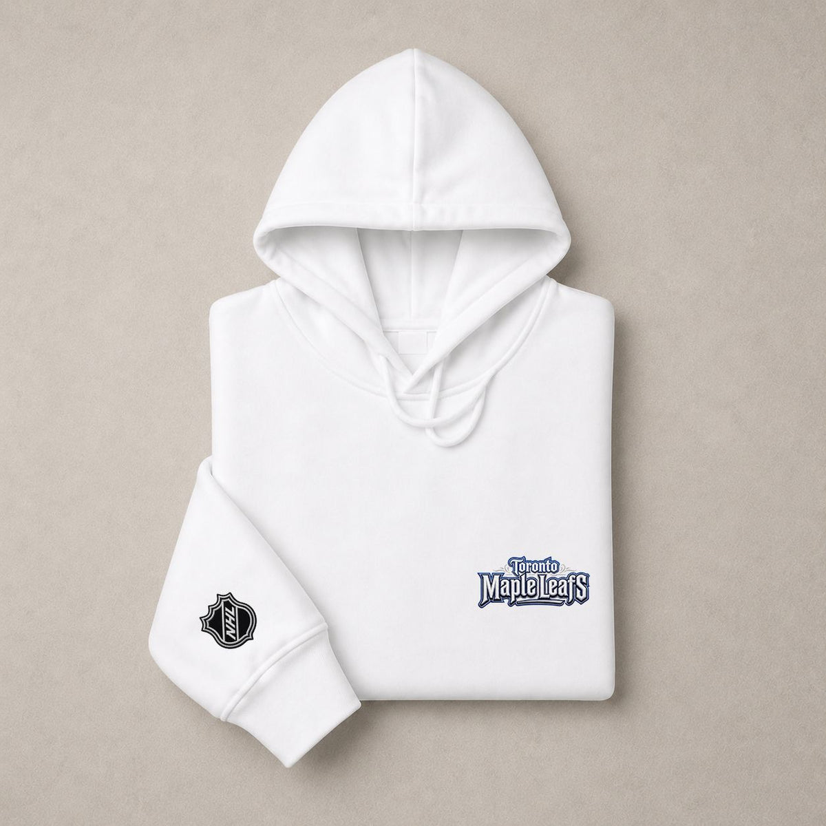 080 Toronto Maple Leafs Pullover Hoodie - Embroidered Logo Fleece Sweatshirt