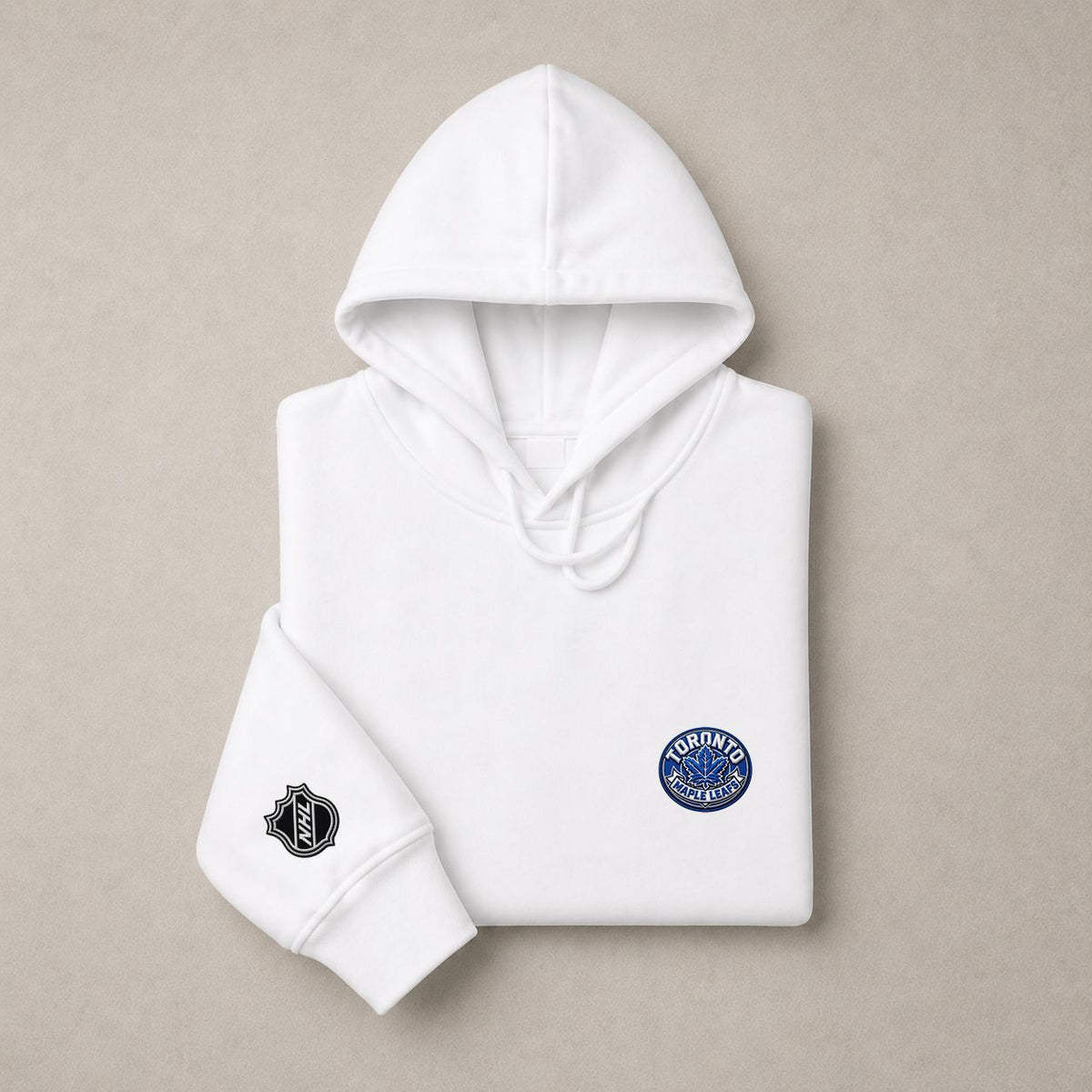 081 Toronto Maple Leafs Pullover Hoodie - Embroidered Logo Fleece Sweatshirt