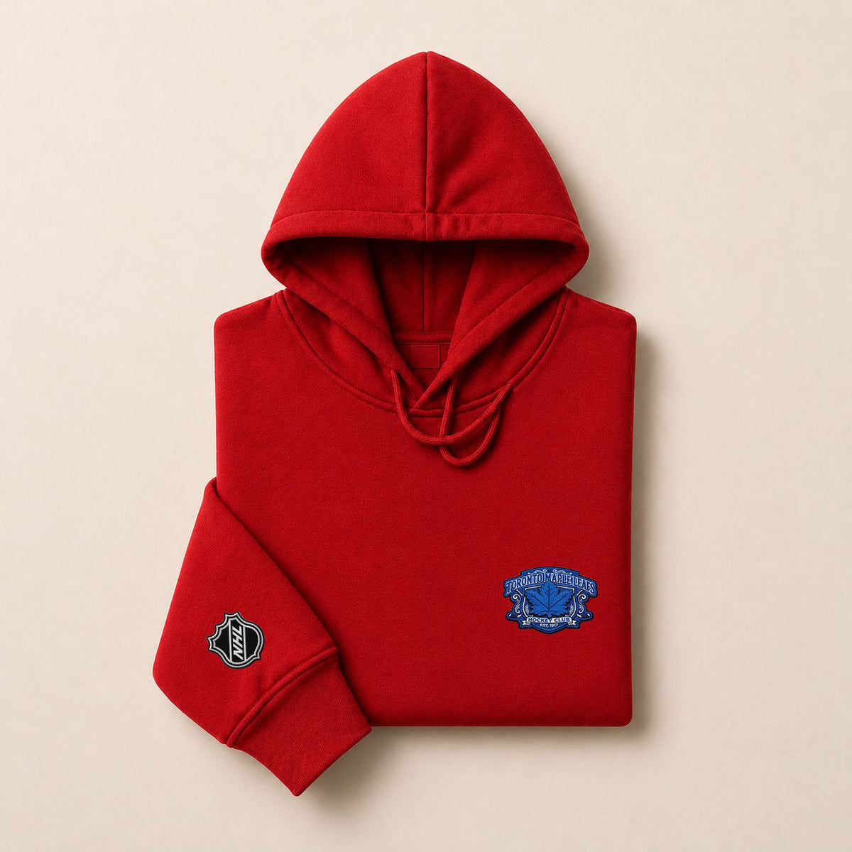 081 Toronto Maple Leafs Pullover Hoodie - Embroidered Logo Fleece Sweatshirt