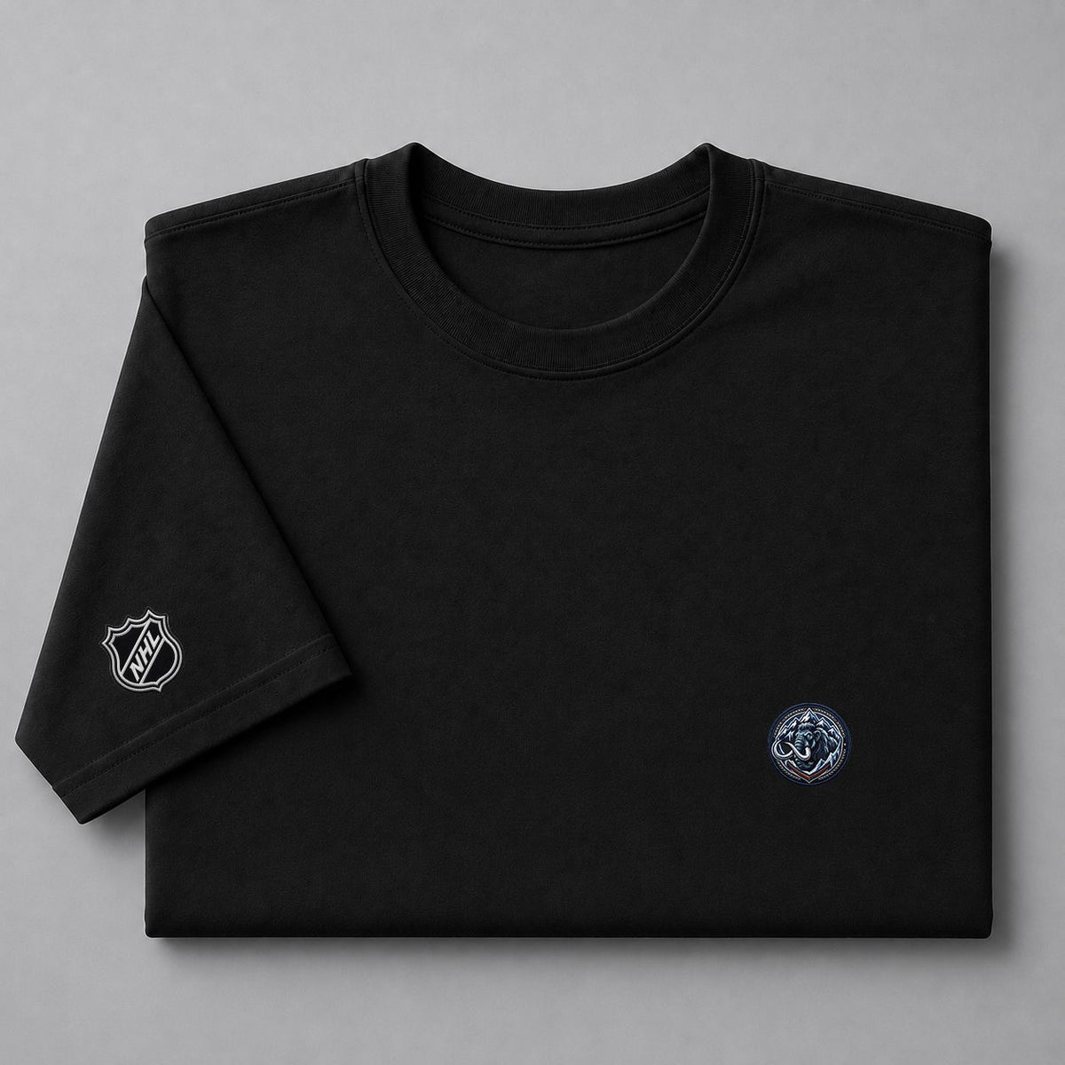 082 Utah Mammoth Puff Embroidered Logo T-Shirt - Unisex Short Sleeve Tee