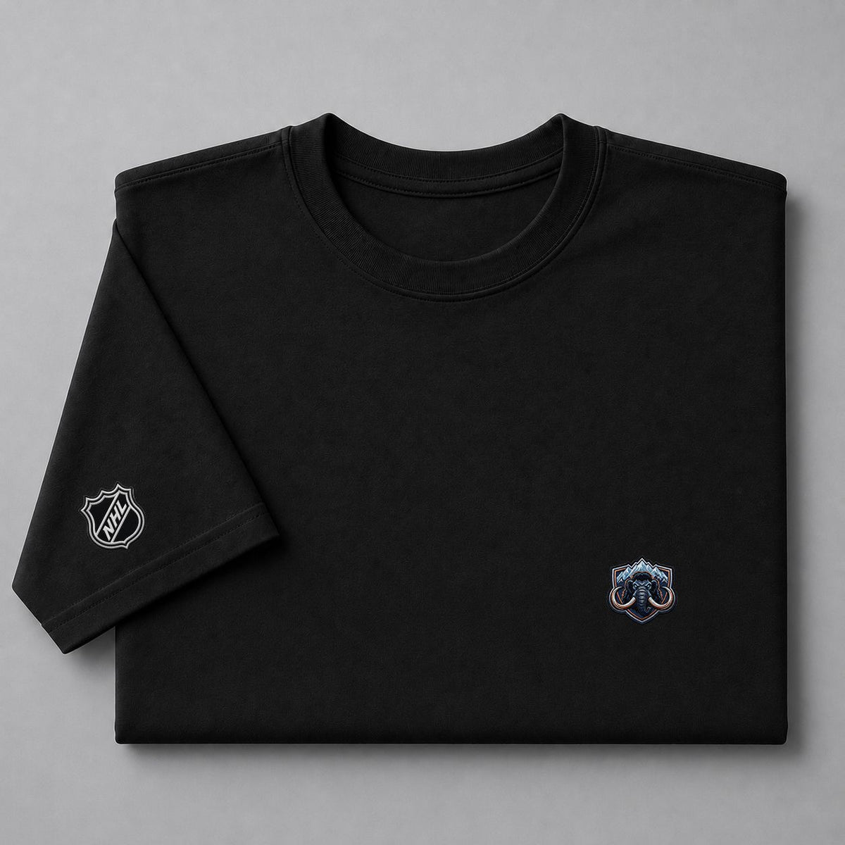 082 Utah Mammoth Puff Embroidered Logo T-Shirt - Unisex Short Sleeve Tee